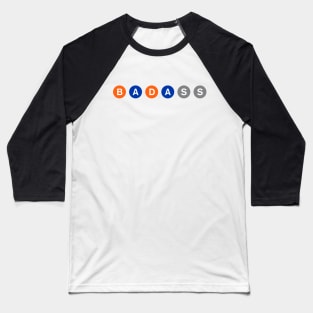 BADASS NYC Subway Icons Baseball T-Shirt